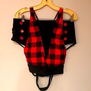 Plaid Bathing Suit